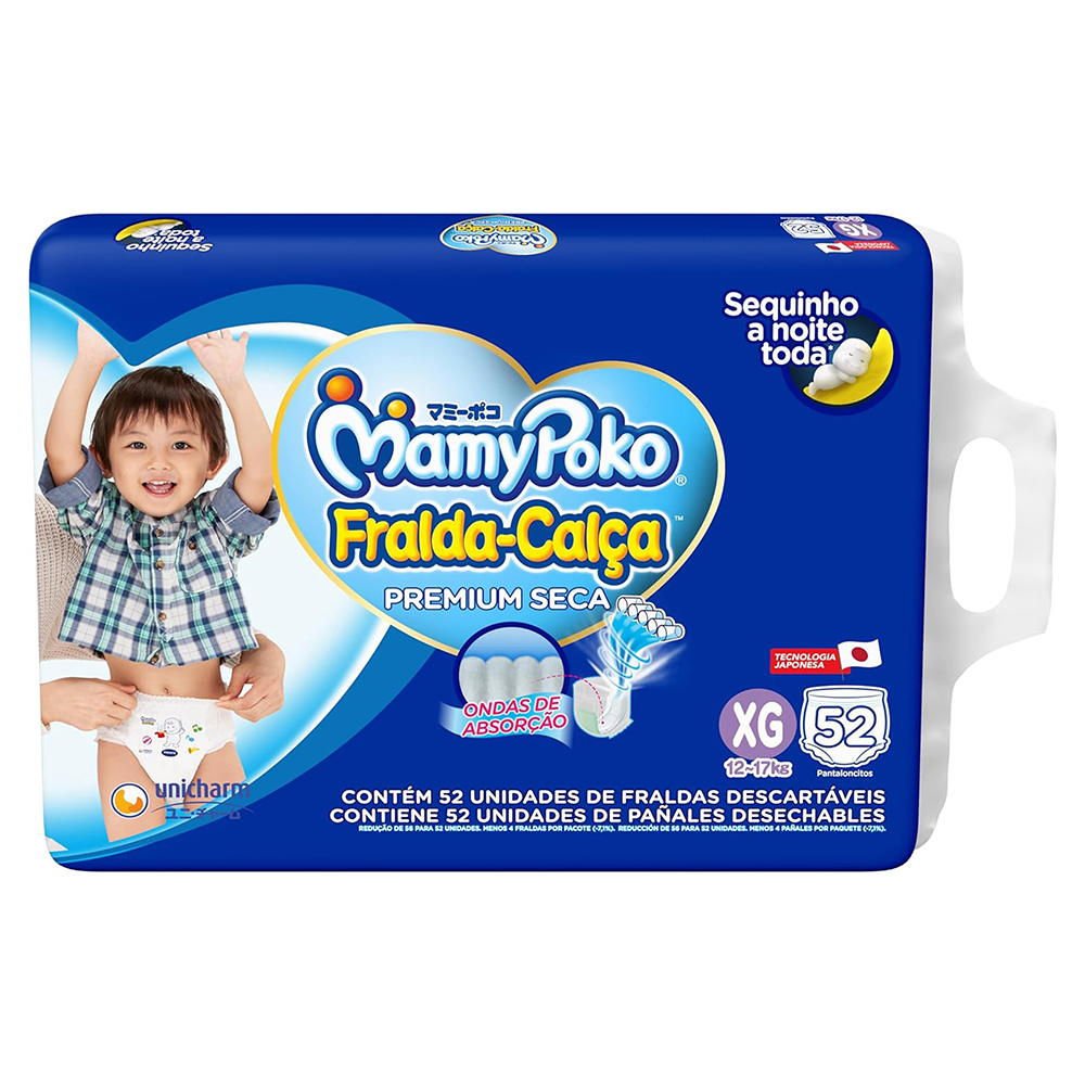 FRALDA MAMYPOKO CALCA GIGA PREMIUM XG COM 52UN