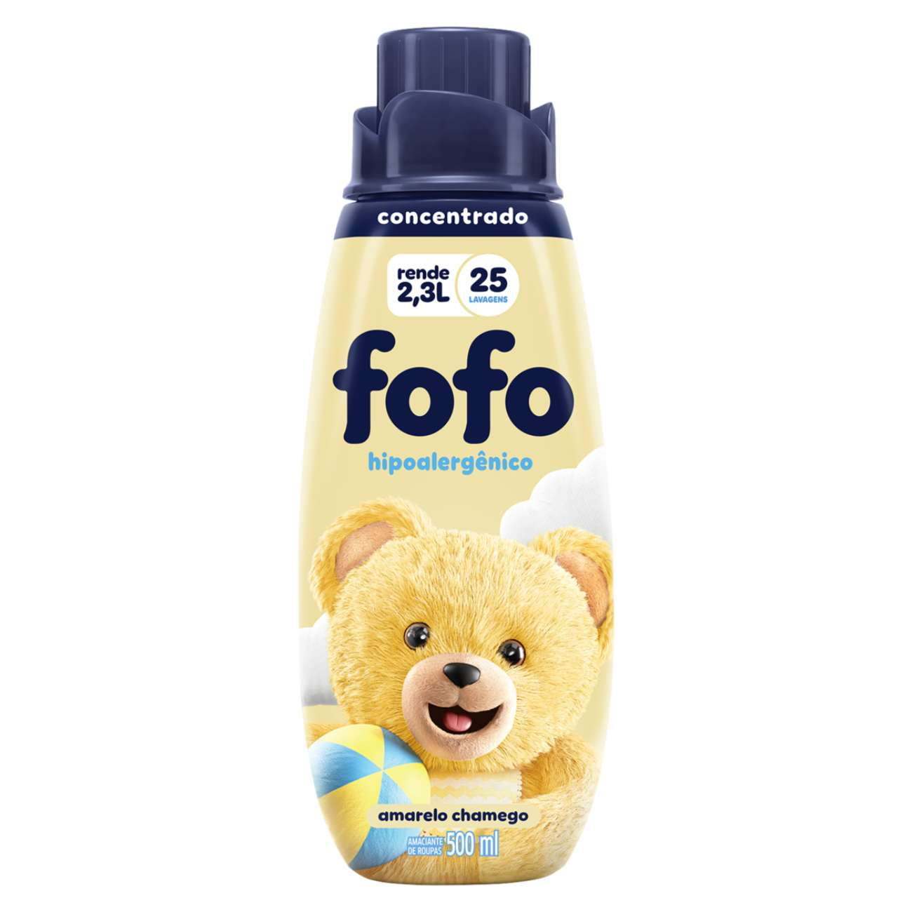 AMACIANTE FOFO CONCENTRADO 500 ML AMARELO CHAMEGO