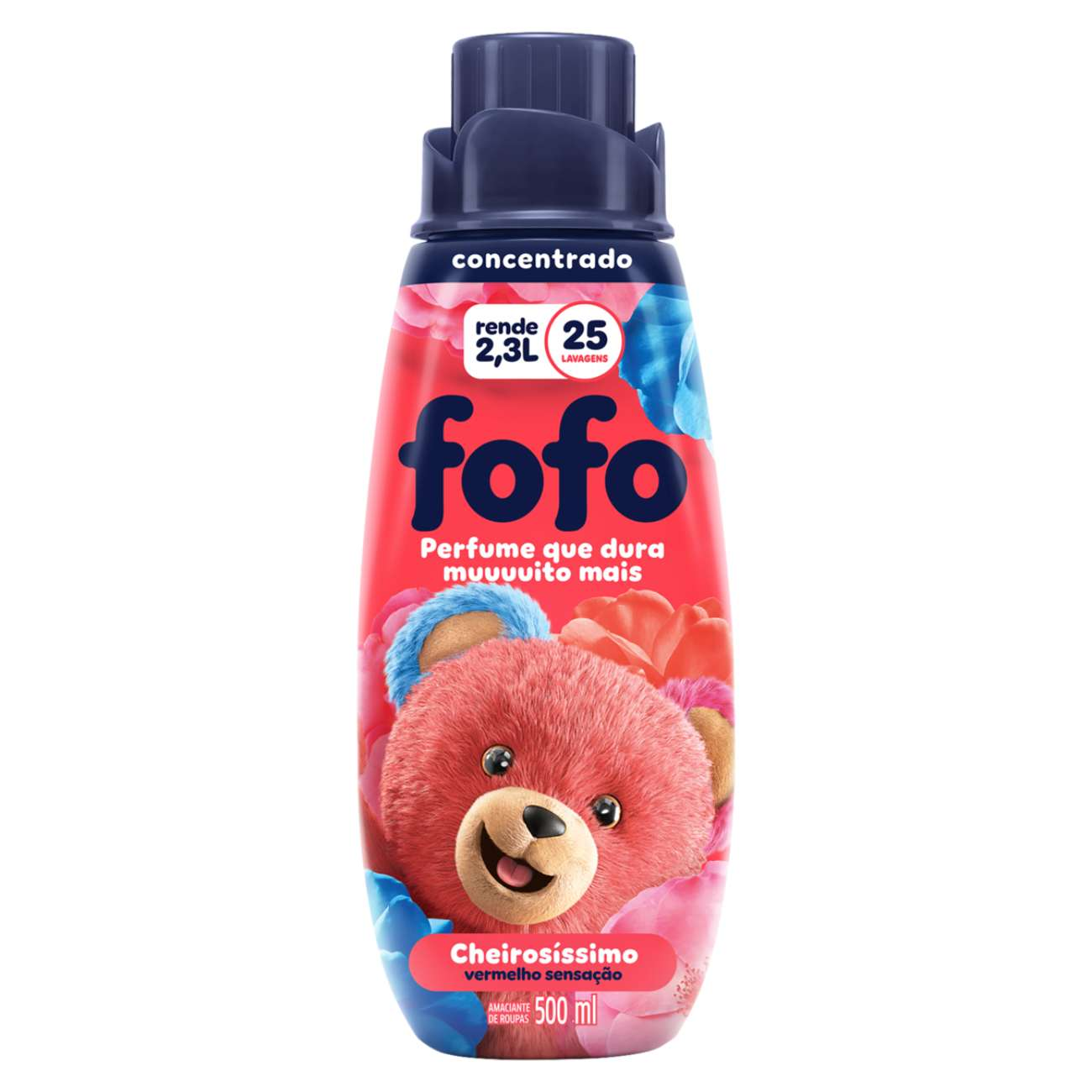 AMACIANTE FOFO CONCENTRADO 500 ML VERMELHO SENSACAO