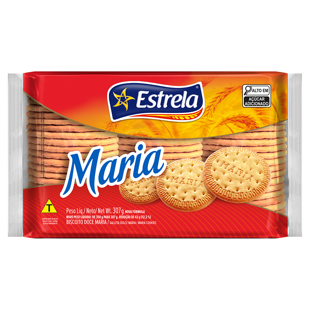 BISCOITO ESTRELA MARIA 307G