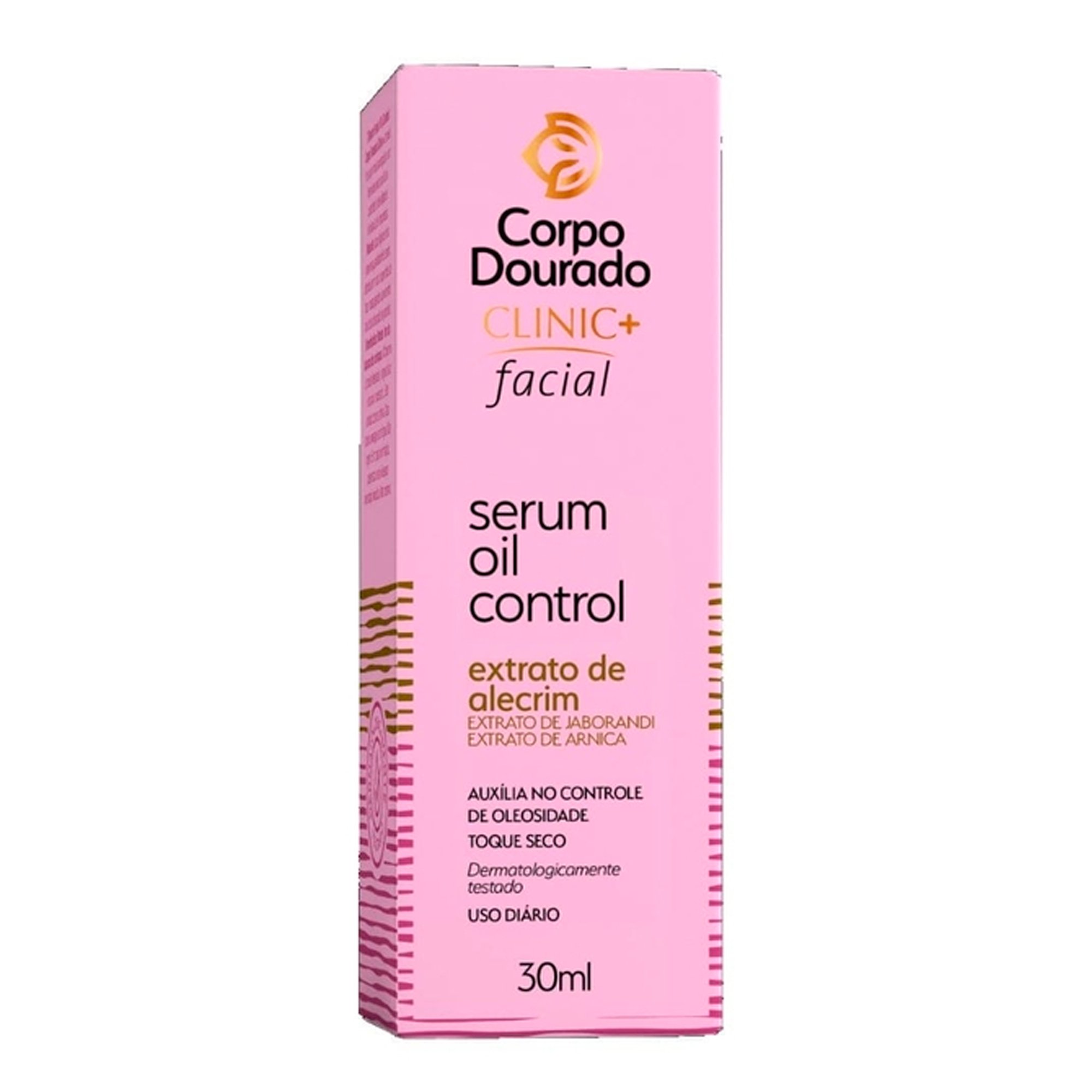 SERUM FACIAL CORPO DOURADO CLINIC+ 30ML OIL CONTROL