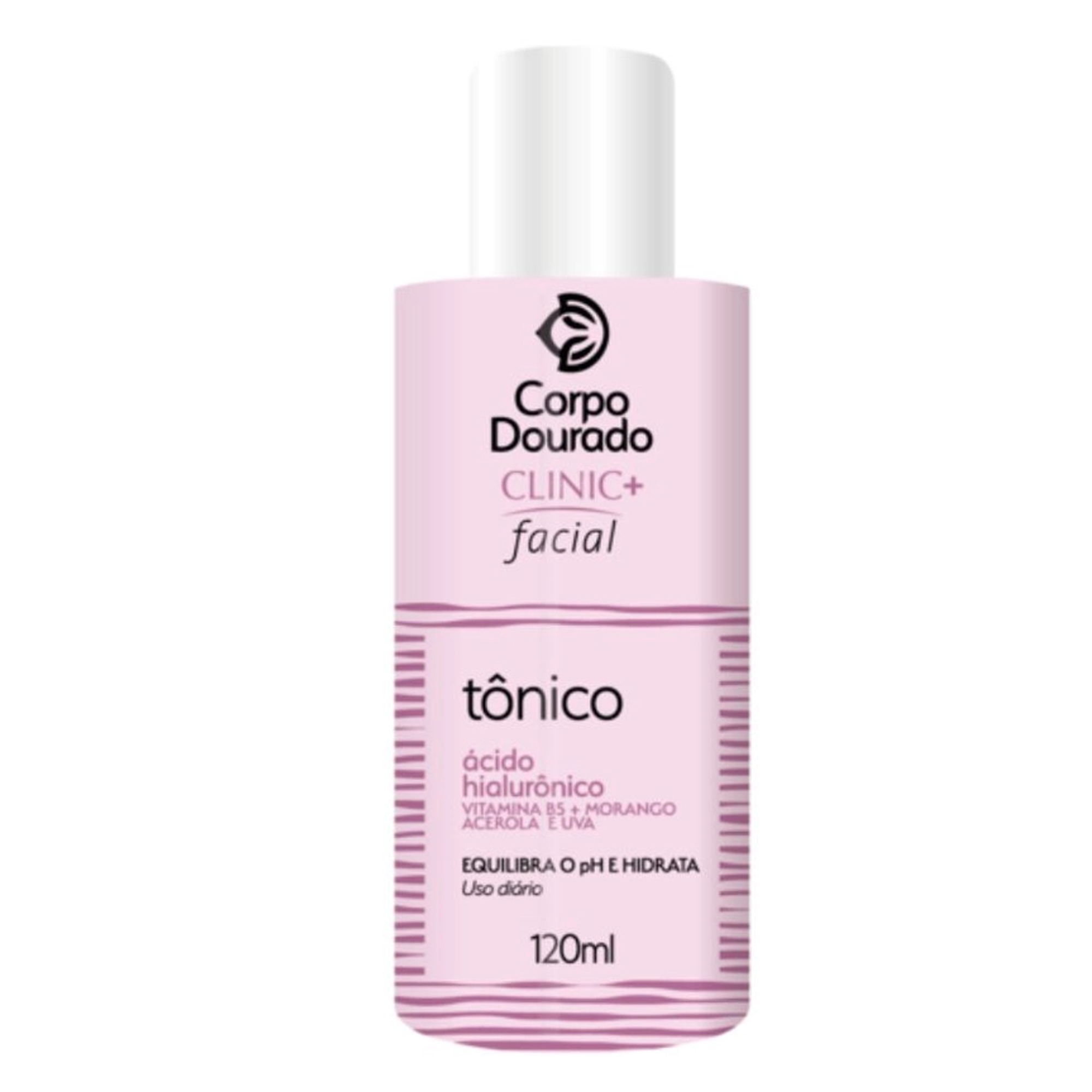 TONICO FACIAL CORPO DOURADO CLINIC+ 120ML