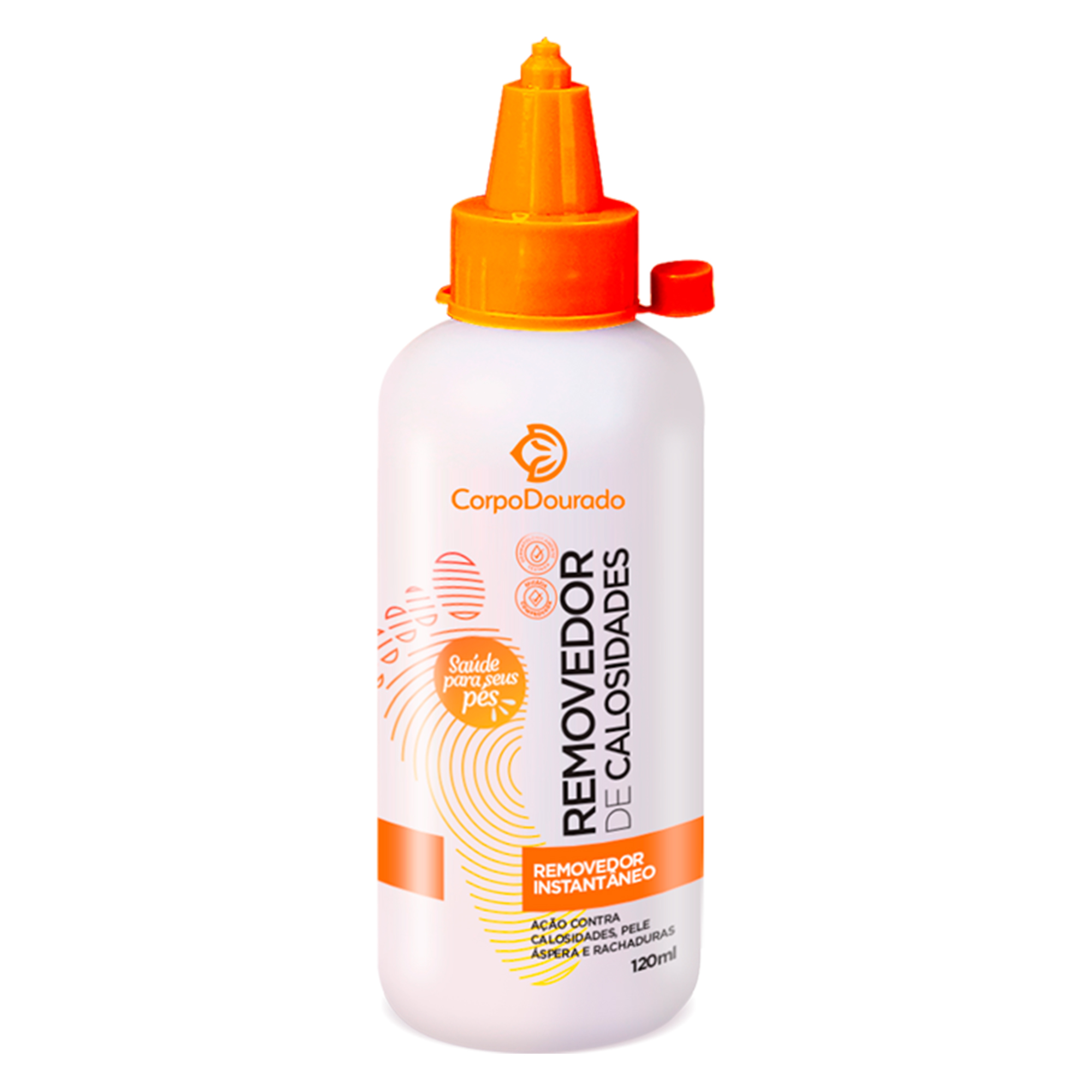 REMOVEDOR DE CALOSIDADE CORPO DOURADO 120ML