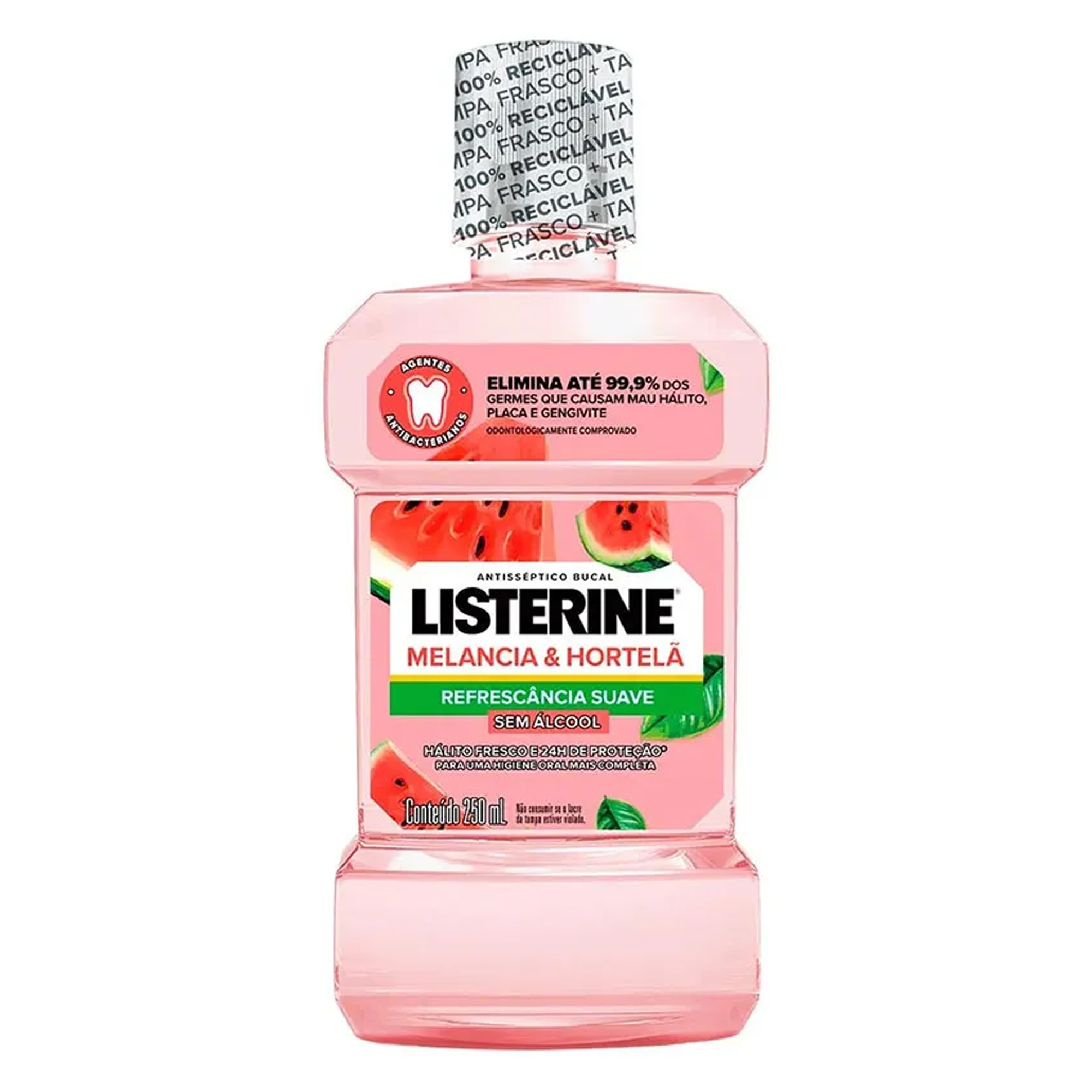 ENXAGUANTE BUCAL LISTERINE 250ML MELANCIA E HORTELA