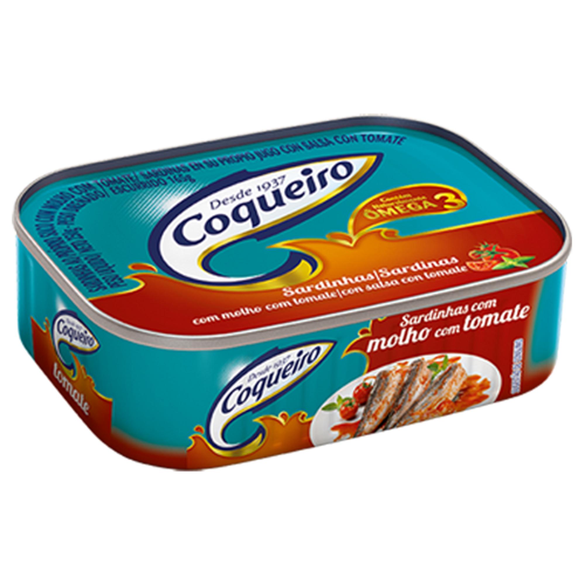 SARDINHA COQUEIRO 250G C/ MOLHO TOMATE