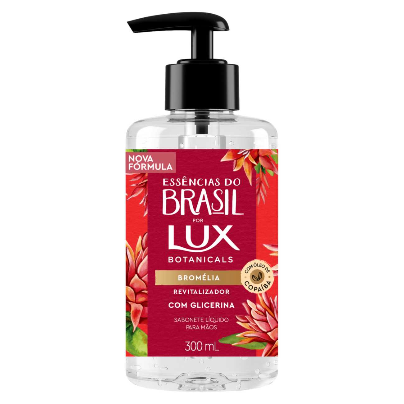 SABONETE LIQUIDO LUX ESSENCIA DO BRASIL PARA MAOS 300ML BROMELIA