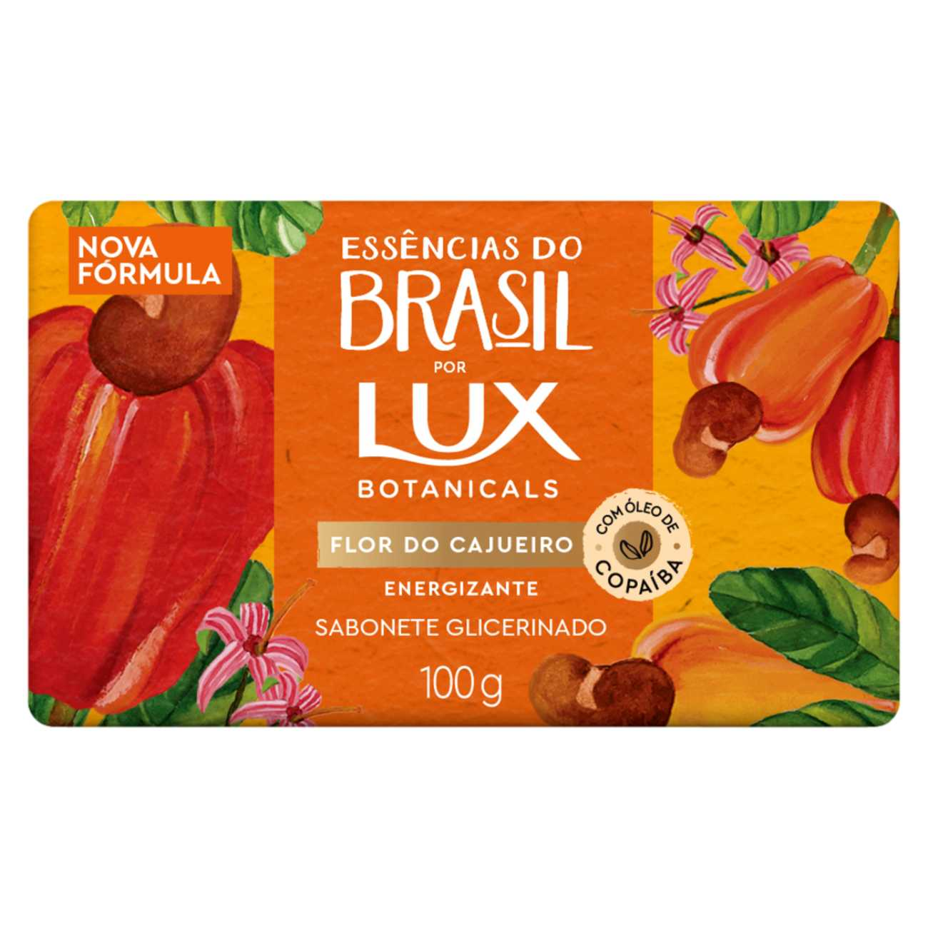 SABONETE LUX ESSENCIA DO BRASIL GLICERINADO 100G FLOR DO CAJUEIRO