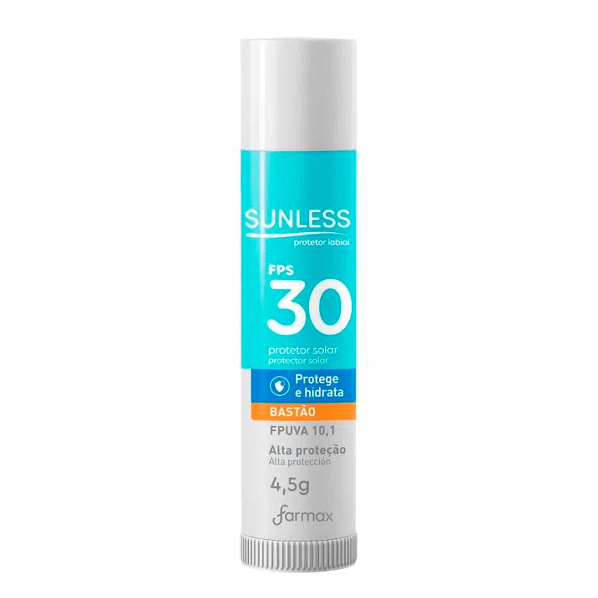 PROTETOR LABIAL SUNLESS BASTAO FPS30 4,5G
