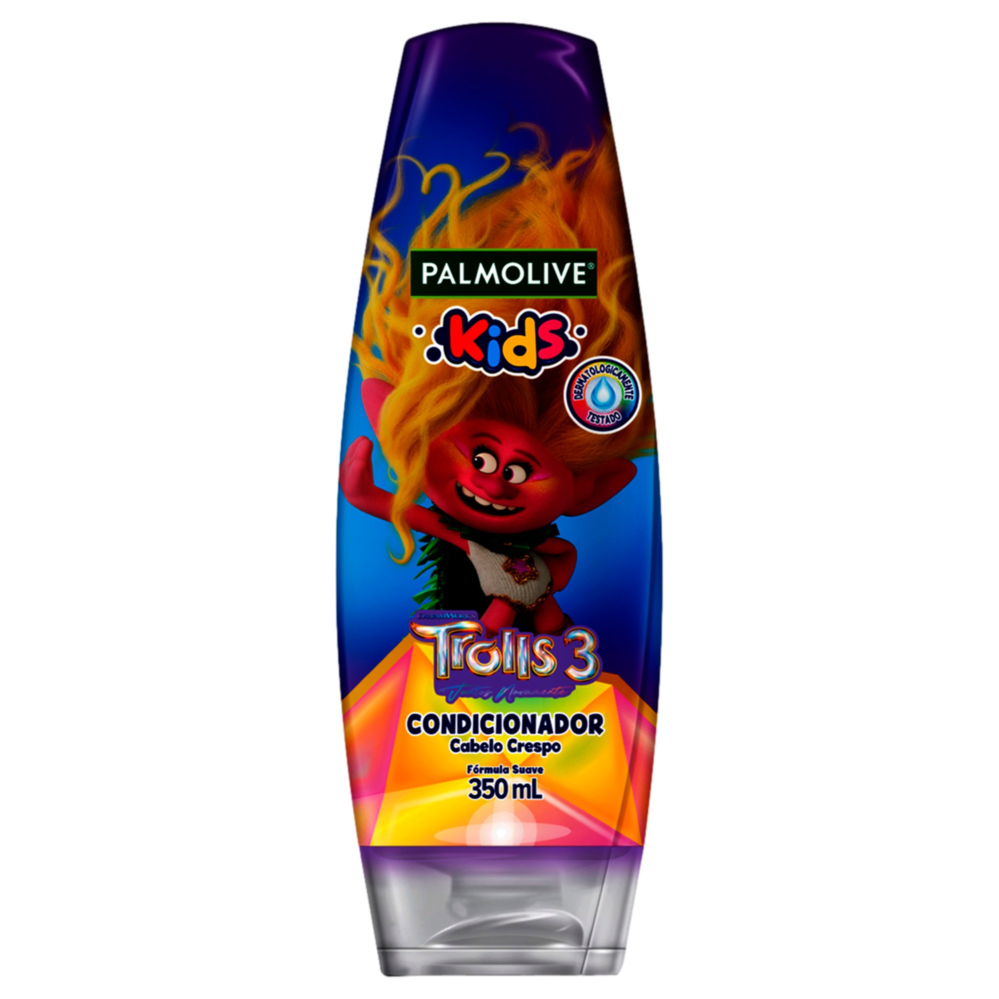 CONDICIONADOR INFANTIL PALMOLIVE KIDS 350ML TROLLS CABELO CRESPO