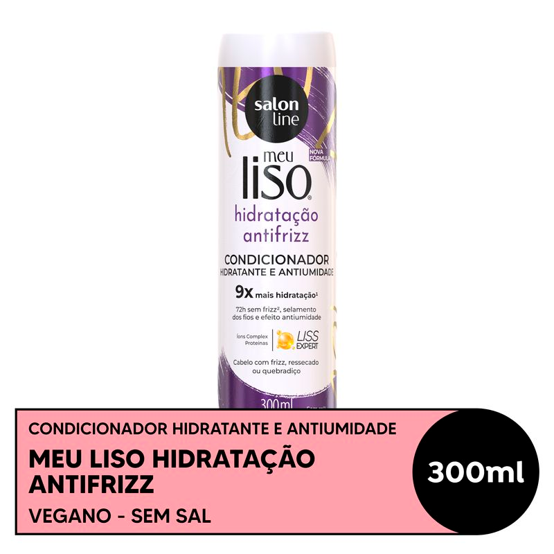 CONDICIONADOR SALON LINE MEU LISO 300ML ANTIFRIZZ