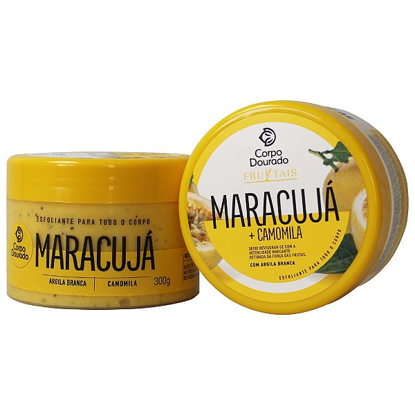 ESFOLIANTE CORPO DOURADO FRUKTAIS 300G MARACUJA