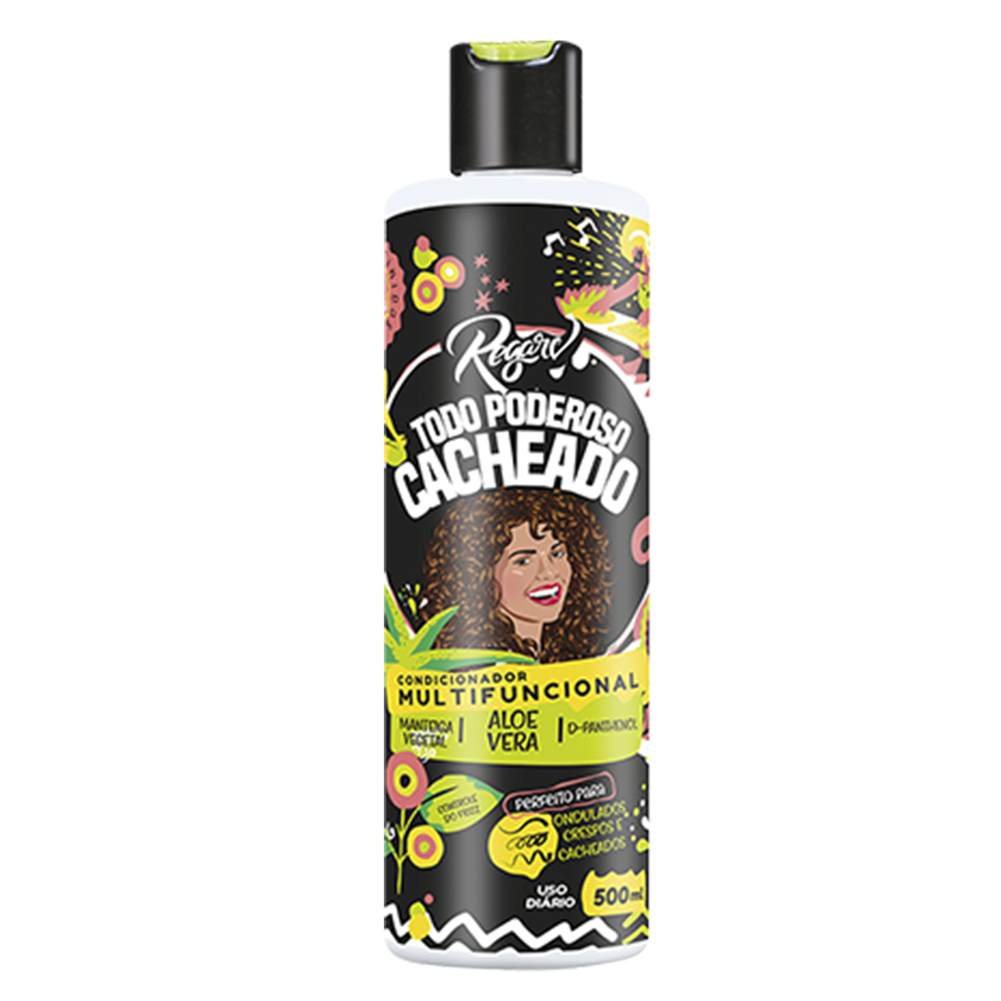 CONDICIONADOR CORPO DOURADO REGARV TODO PODEROSO CACHEADO 500ML CO WASH