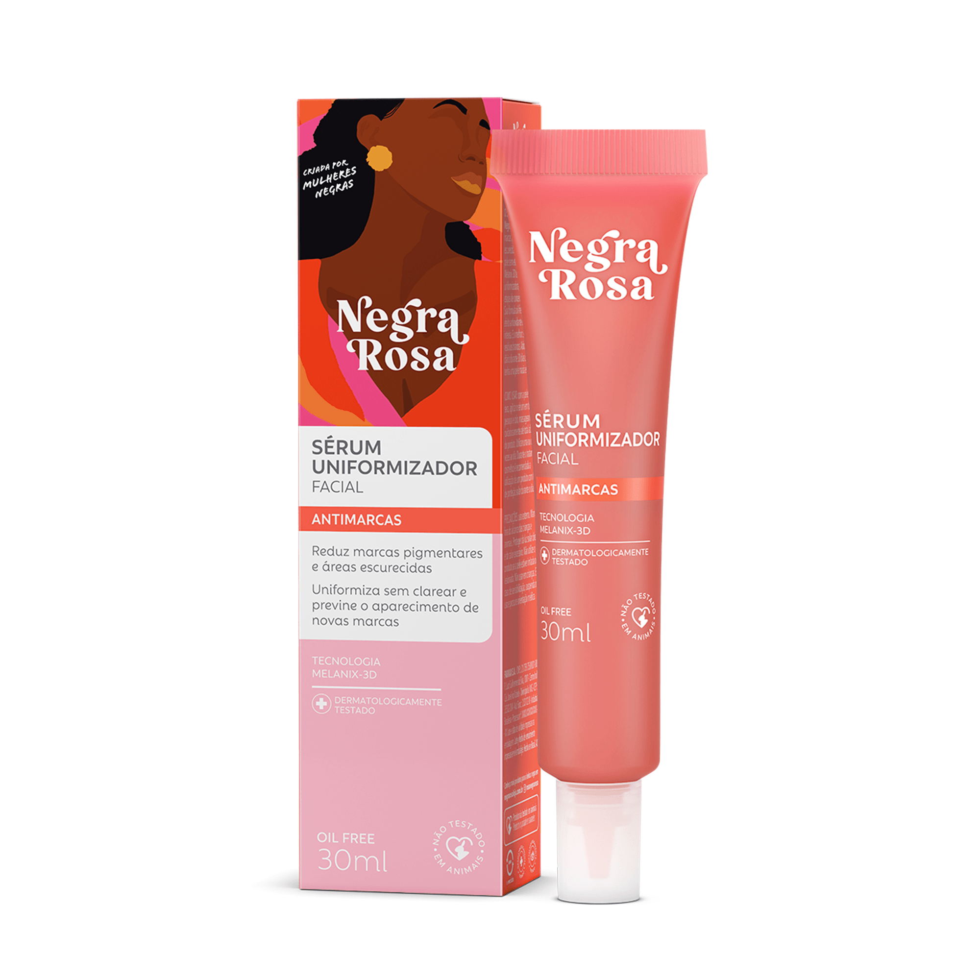 SERUM FACIAL NEGRA ROSA 30ML UNIFORMIZADOR