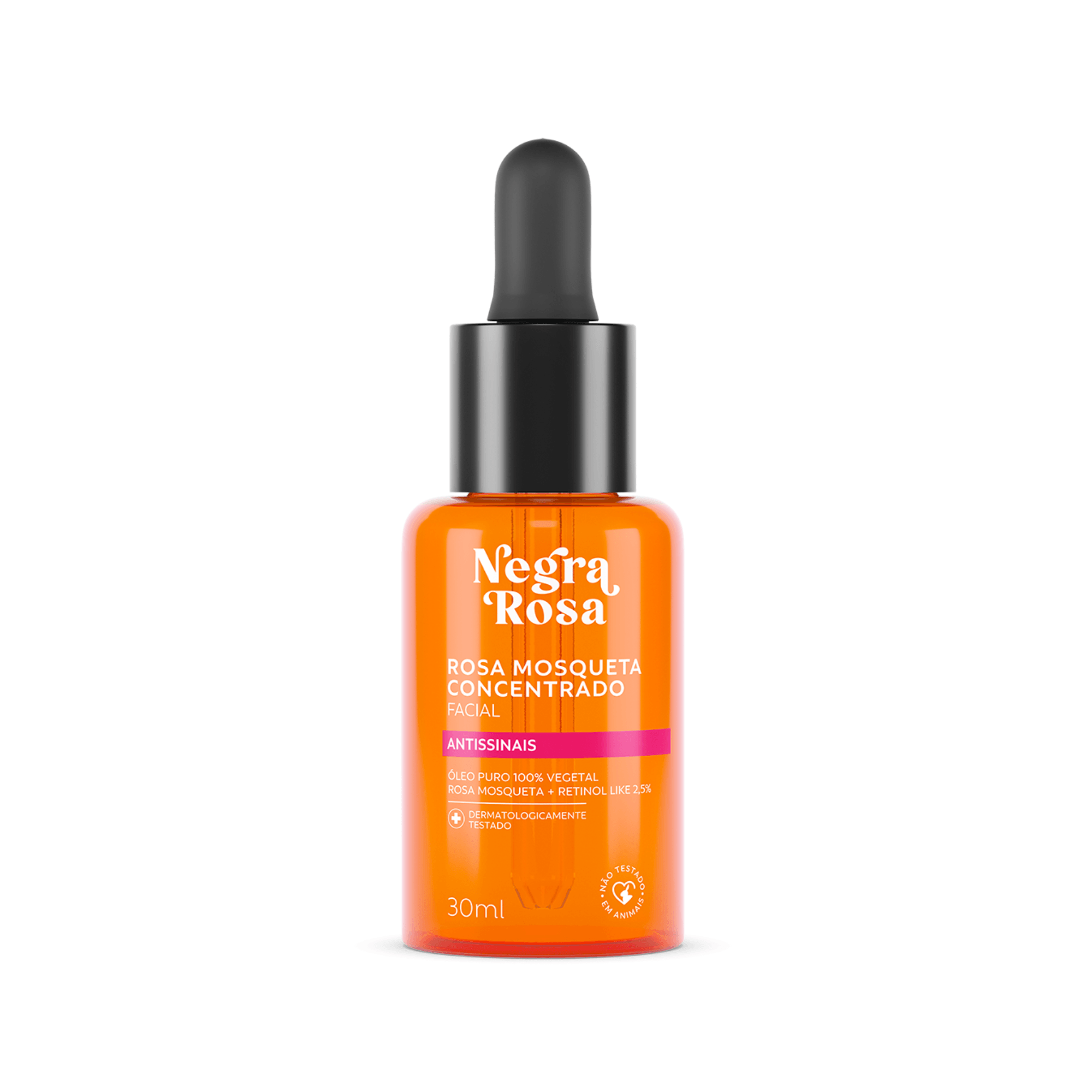 OLEO FACIAL CONCENTRADO NEGRA ROSA 30ML ROSA MOSQUETA