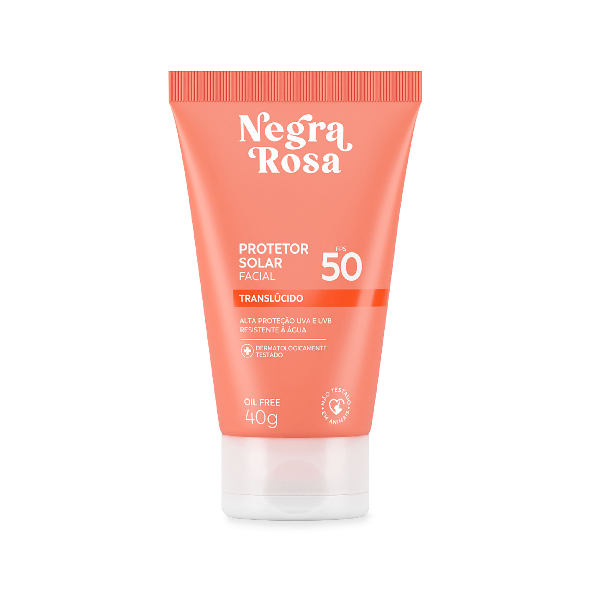 PROTETOR SOLAR FACIAL NEGRA ROSA FPS50 40G