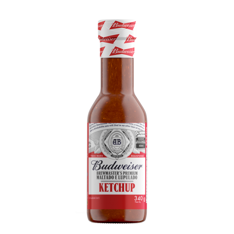 CATCHUP BUDWEISER BISNAGA 340G TRADICIONAL