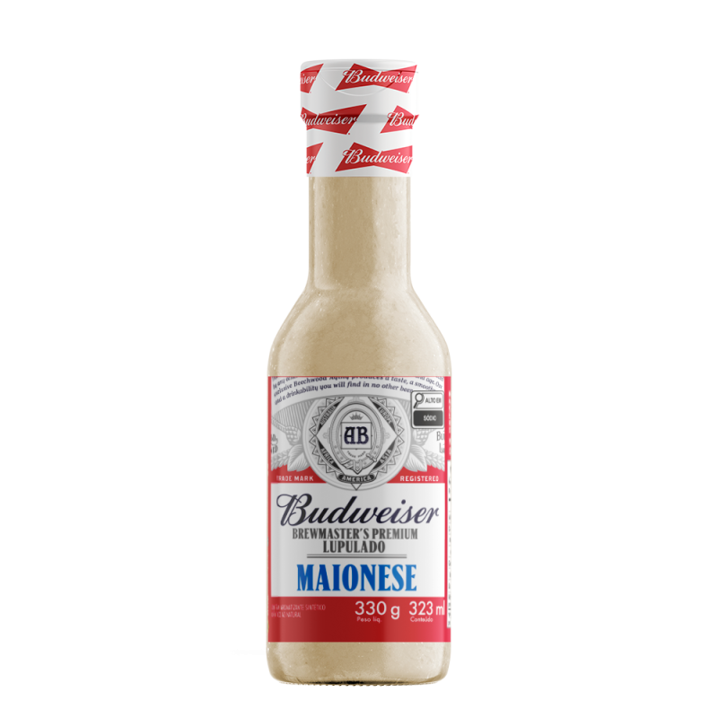 MAIONESE BUDWEISER BISNAGA 330G