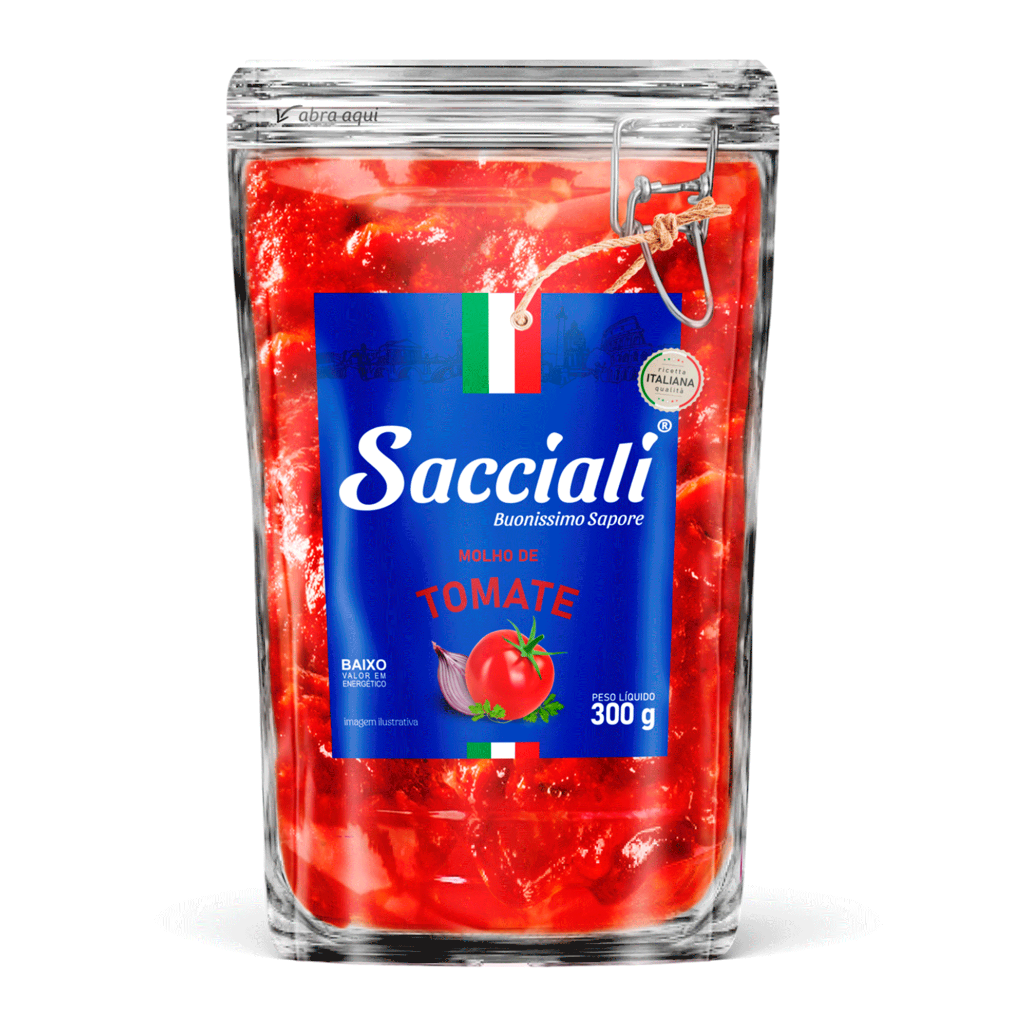 MOLHO TOMATE SACCIALI SACHE 300G