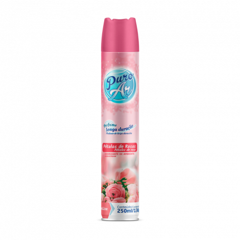 ODORIZANTE PURO AR 250ML PETALAS DE ROSAS