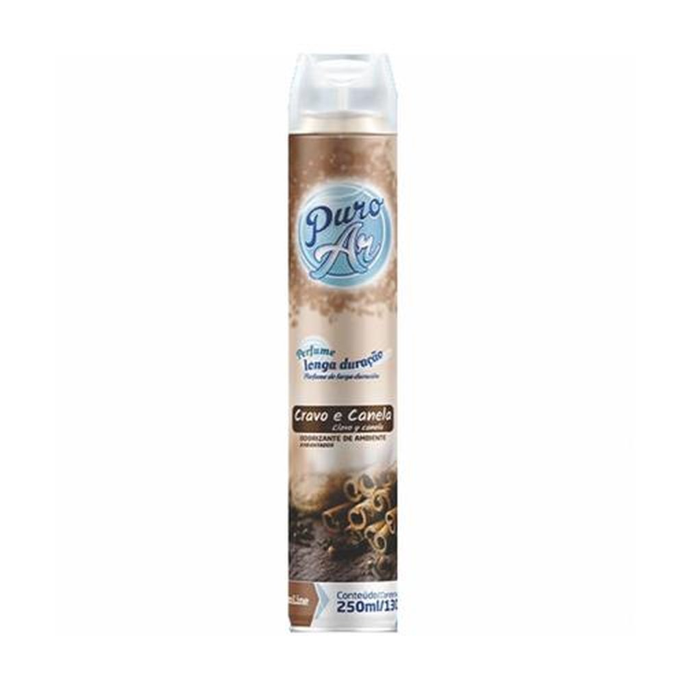 ODORIZANTE PURO AR 250ML CRAVO E CANELA