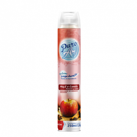 ODORIZANTE PURO AR 250ML MACA E CANELA