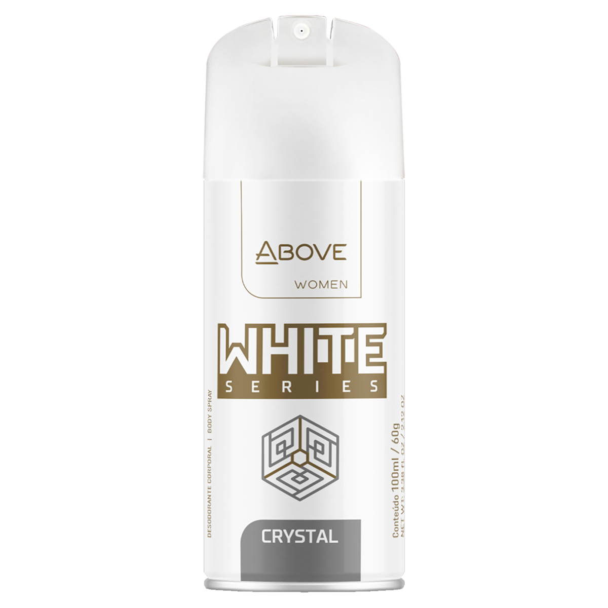 DESODORANTE CORPORAL ABOVE WOMEN WHITE SERIES 100ML CRYSTAL