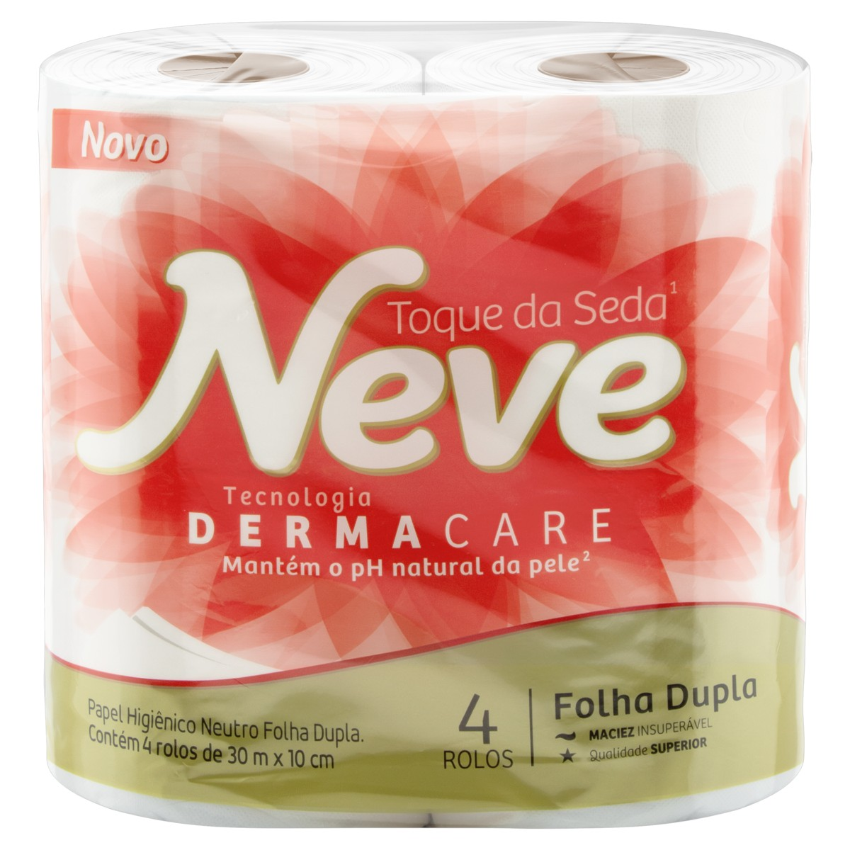 PAPEL HIGIENICO NEVE TOQUE DA SEDA FD 30M C/4UN