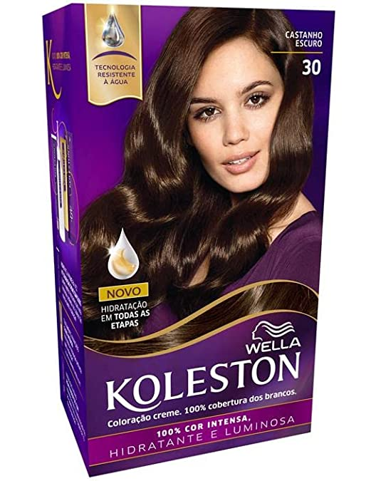 KIT COR KOLESTON + CONDICIONADOR TOQUE DE COR 30 CASTANHO ESCURO + CHOCOLATE