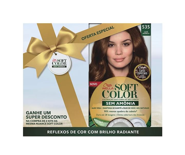KIT COLORACAO SOFT COLOR COM 2 UNIDADES 5.35 CAFE