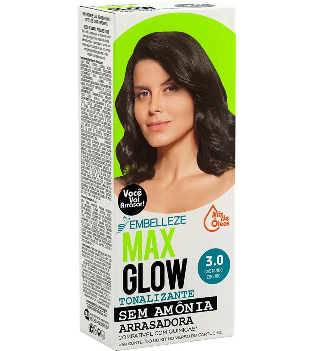 COR MAX GLOW TONALIZANTE 3.0 CASTANHO ESCURO