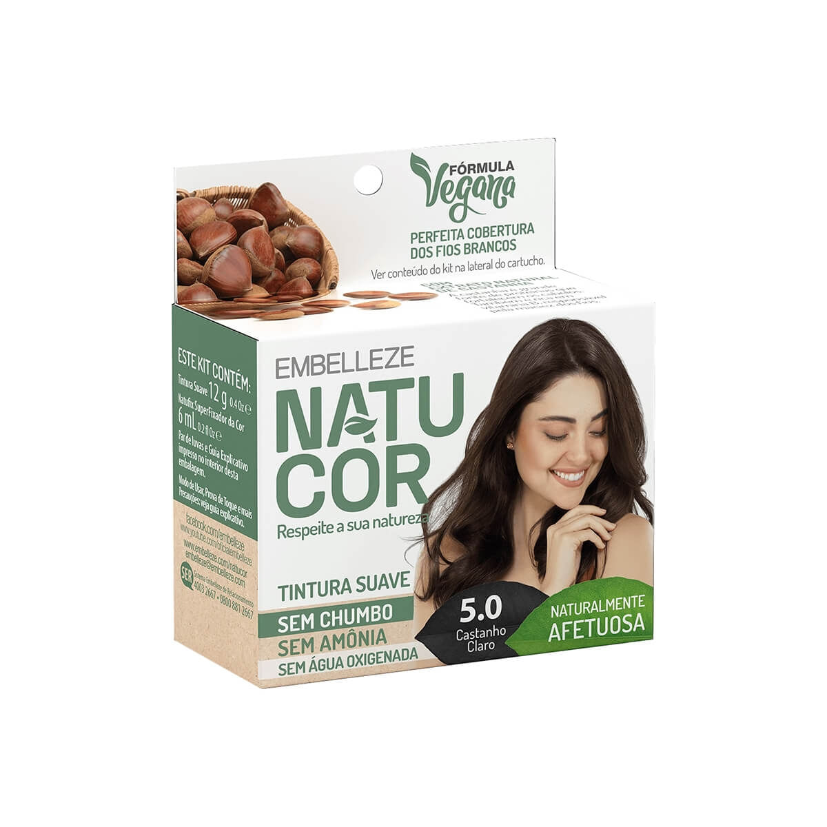 COLORACAO MAX GLOW TONALIZANTE 5.0 CASTANHO CLARO