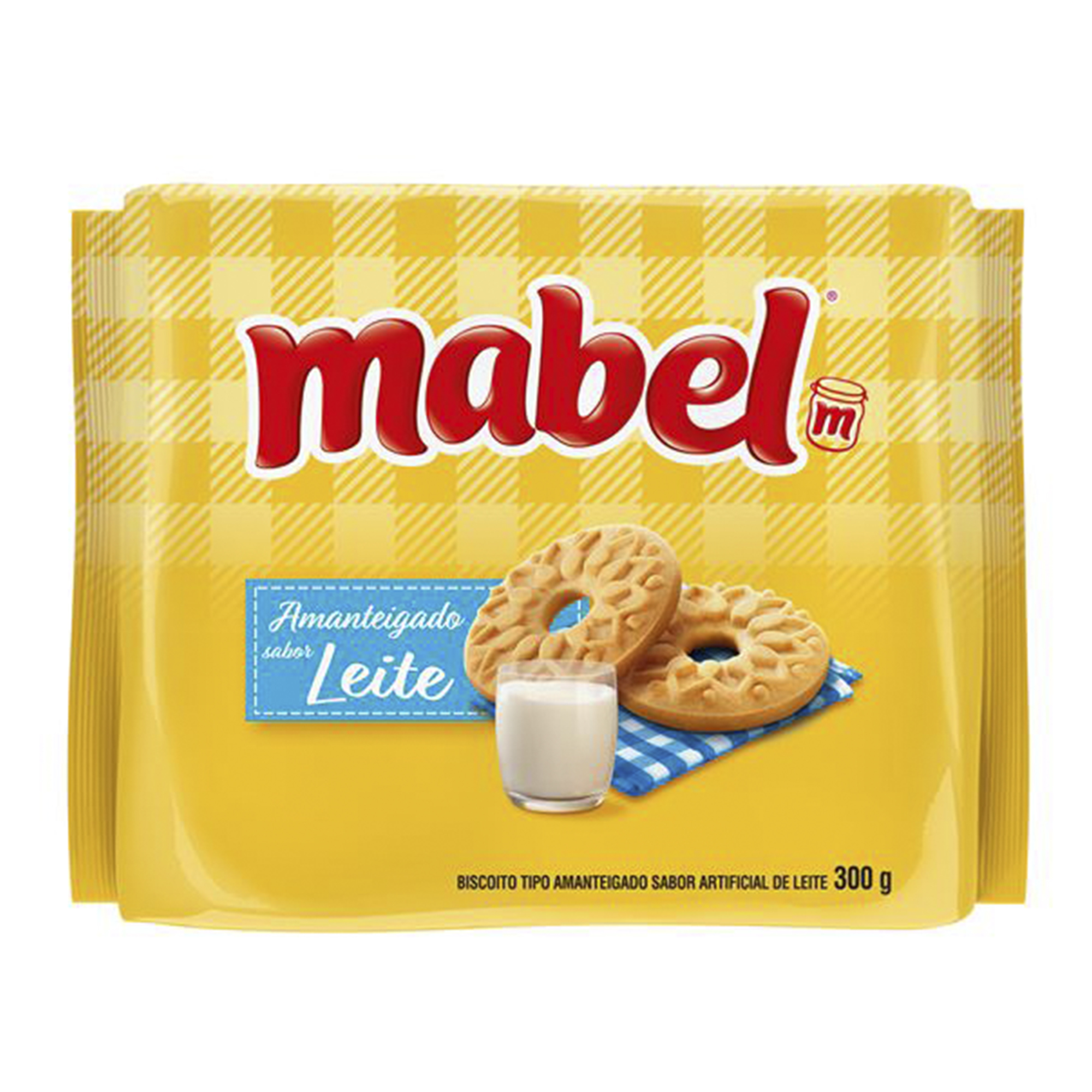 BISCOITO MABEL AMANTEIGADO 300G LEITE