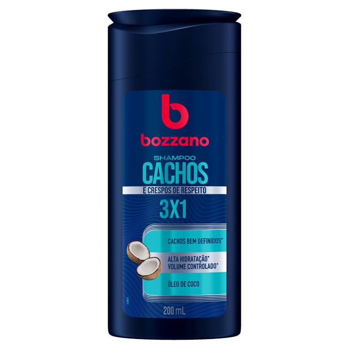 SHAMPOO BOZZANO 200ML 3X1 CACHOS