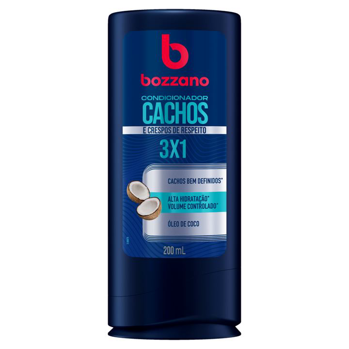CONDICIONADOR BOZZANO 200ML 3X1 CACHOS