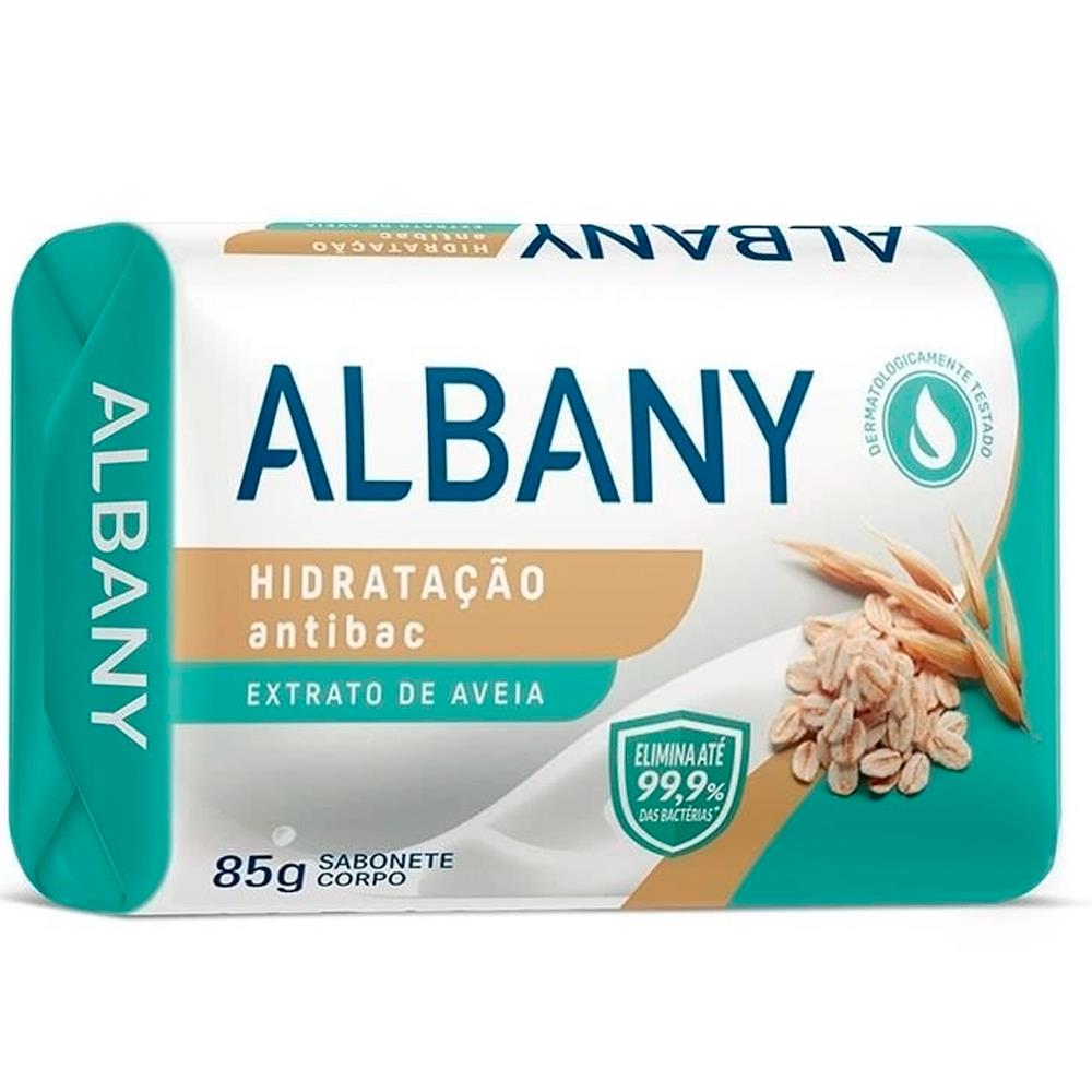 SABONETE ALBANY ANTIBAC 85G BRANCO