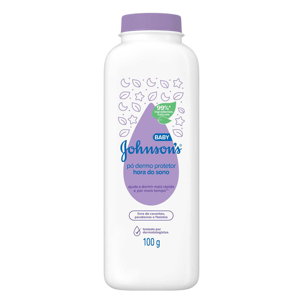 TALCO INFANTIL J&J BABY 100G HORA DO SONO