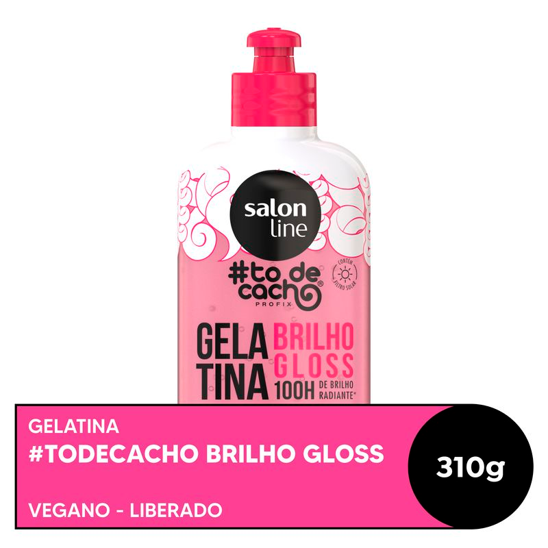 GELATINA SALON LINE TODECACHO 310G BRILHO GLOSS