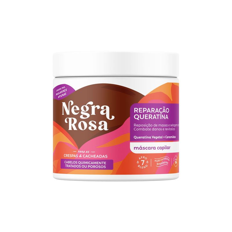 MASCARA NEGRA ROSA 500G REPARACAO QUERATINA