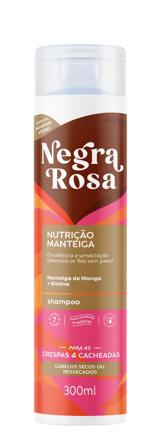 SHAMPOO NEGRA ROSA 300ML NUTRICAO
