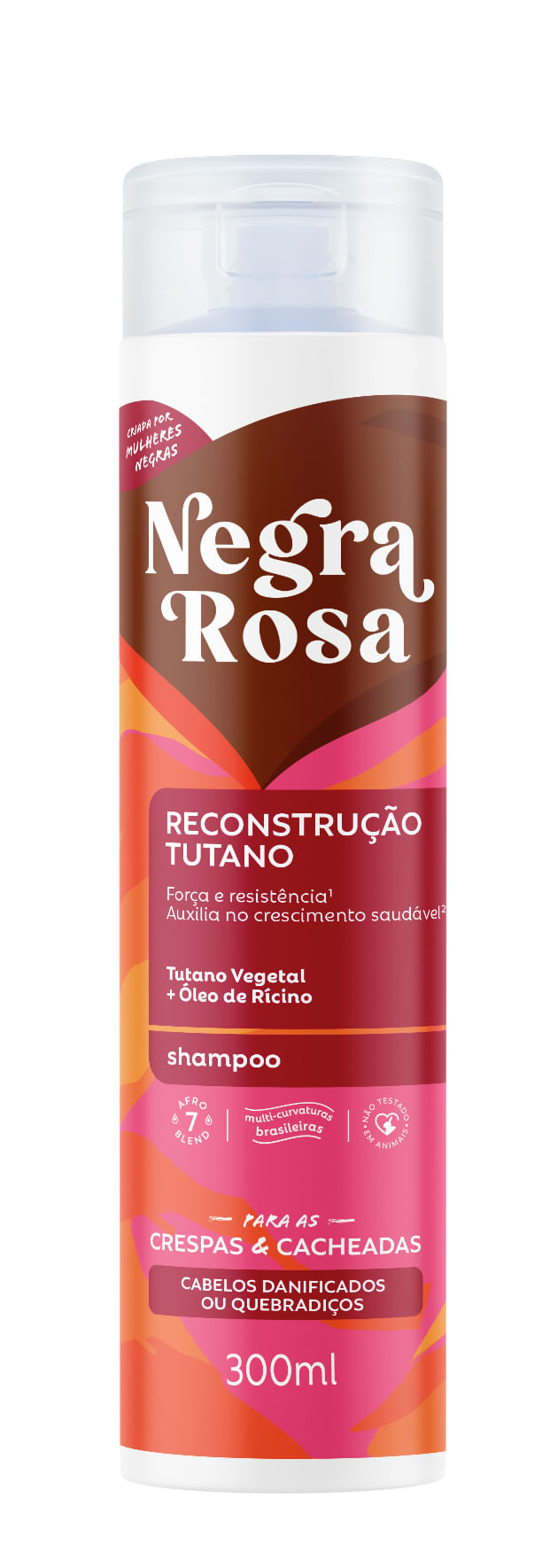 SHAMPOO NEGRA ROSA 300ML RECONTRUCAO
