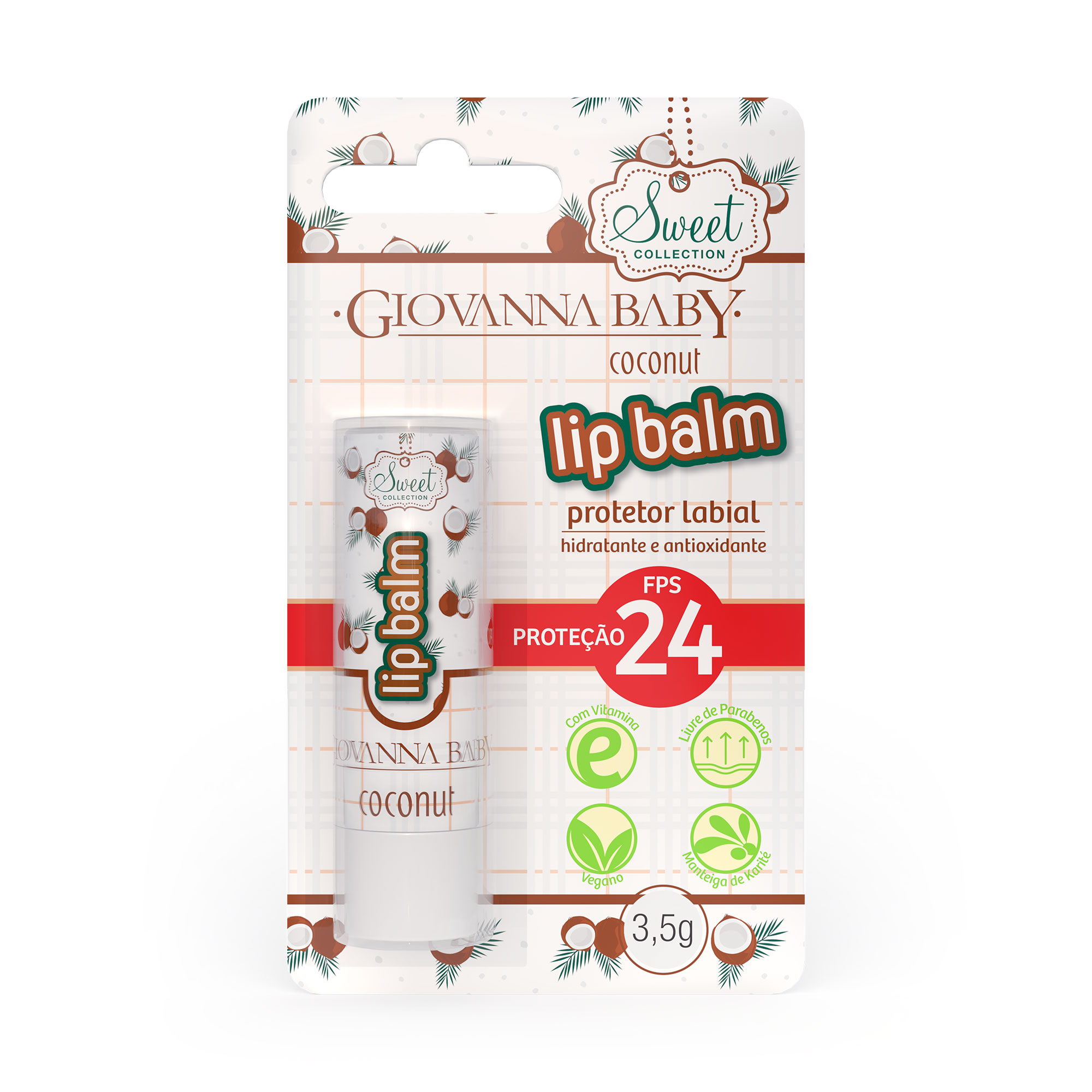 LIP BALM GIOVANNA BABY BL 3,5G COCONUT