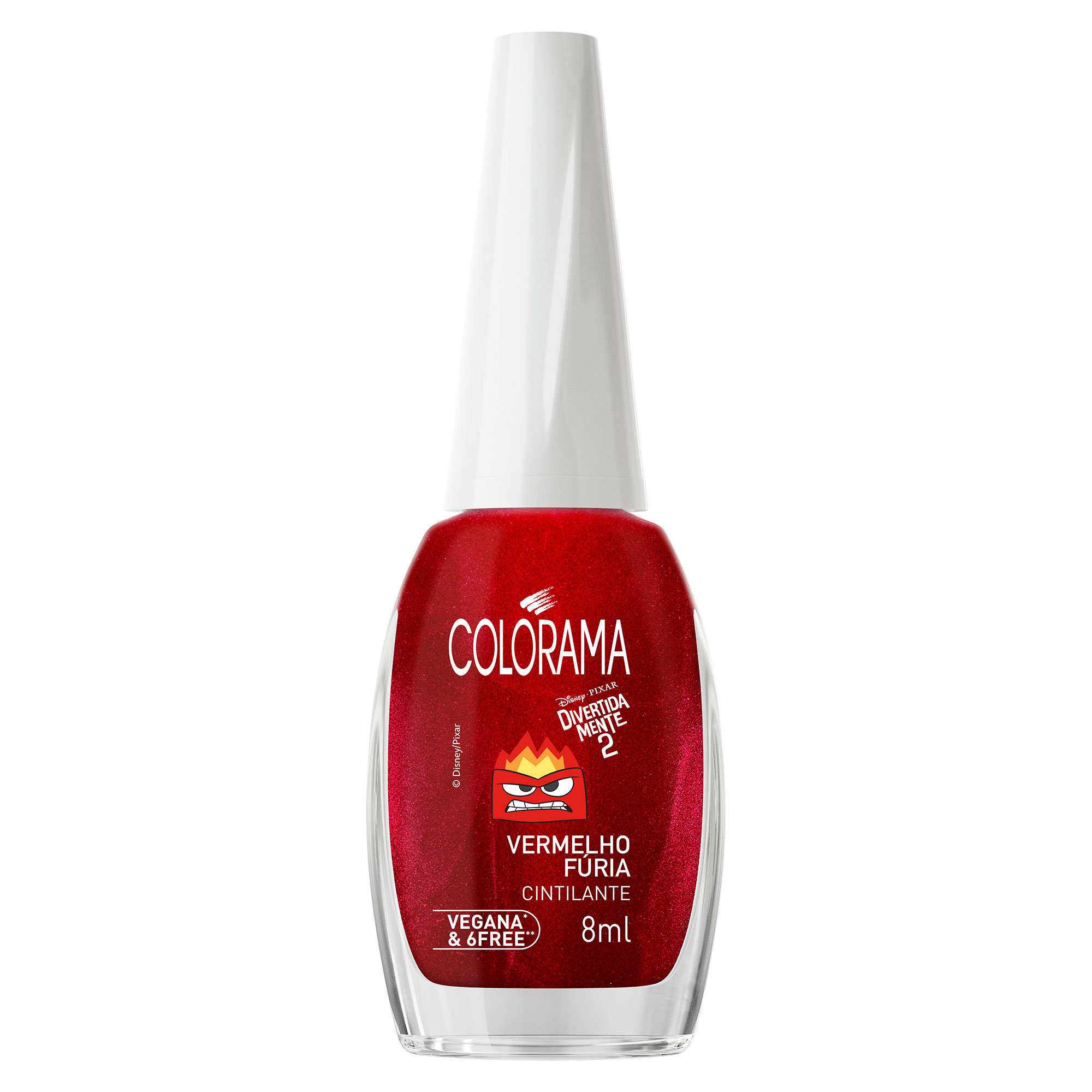 ESMALTE COLORAMA DIVERTIDAMENTE 2 VERMELHO FURIA