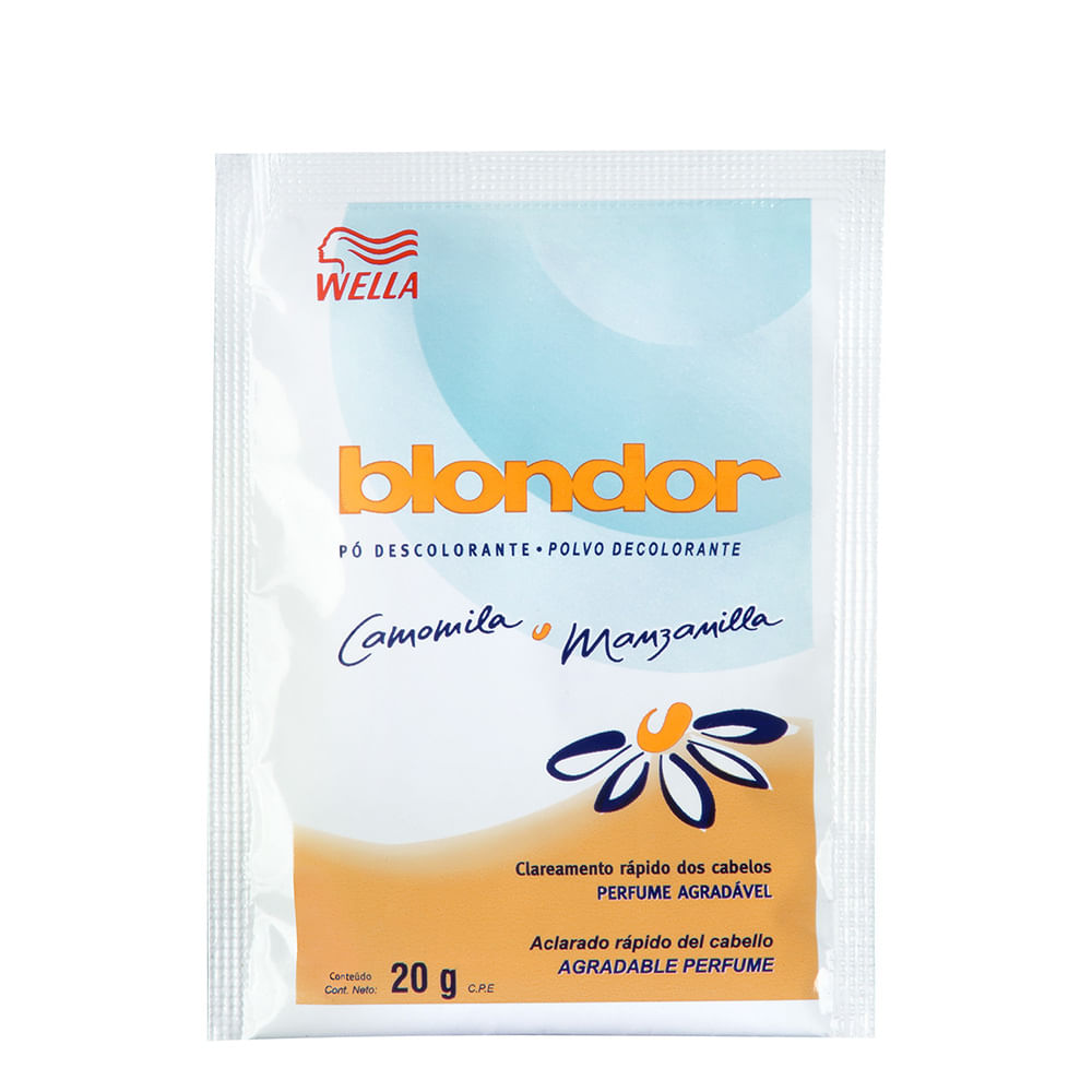 DESCOLORANTE EM PO WELLA BLONDOR 20G CAMOMILA