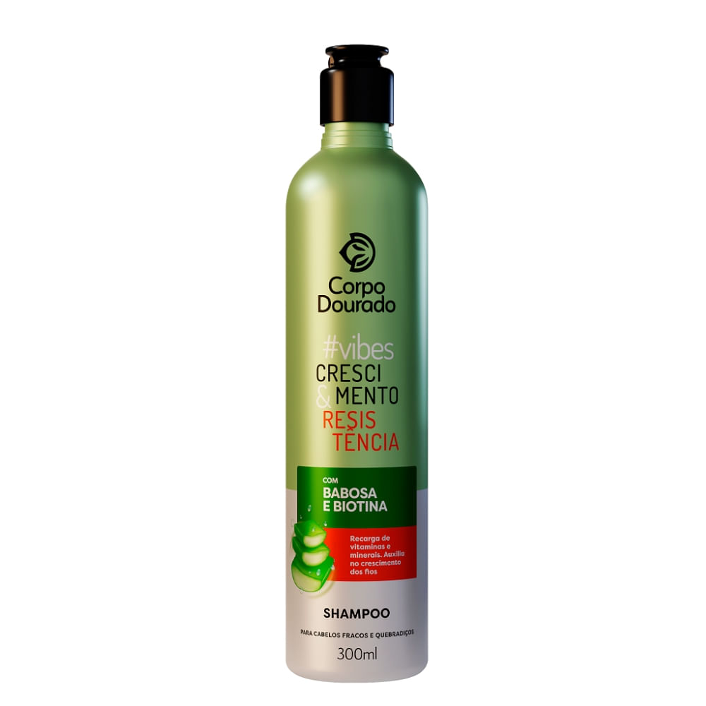 SHAMPOO CORPO DOURADO 300ML VIBES CRESCIMENTO