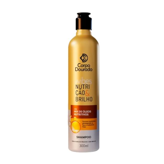 SHAMPOO CORPO DOURADO 300ML VIBES NUTRICAO