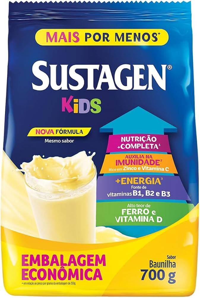 SUSTAGEN KIDS LEV+PAG- SACHE 700G BAUNILHA