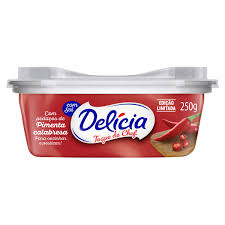MARGARINA DELICIA 250G TOQ CHEF C/PIMENTA CALABRESA