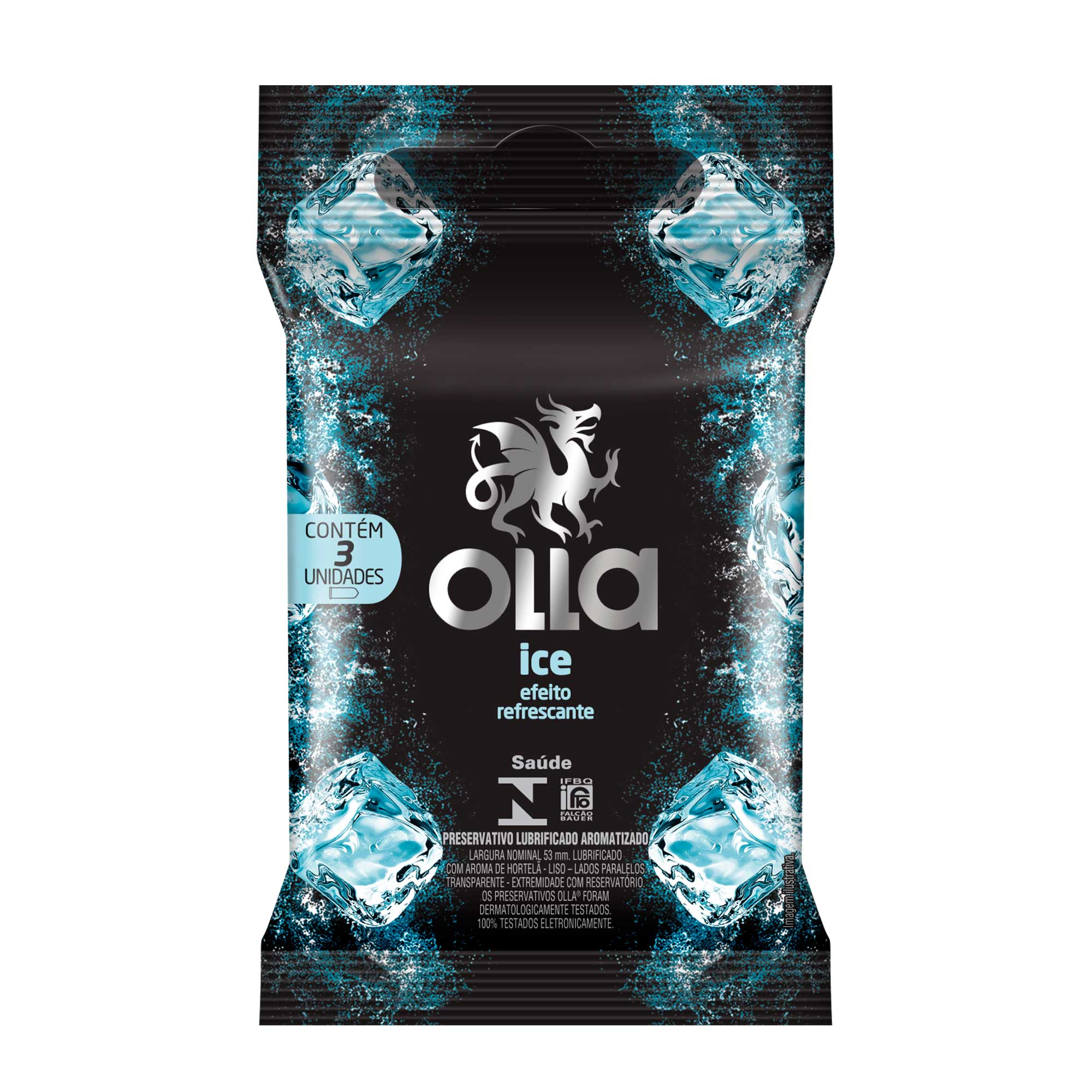PRESERVATIVO OLLA LUBRIFICADO C/3 UN ICE