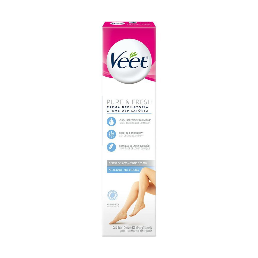 CREME DEPILATORIO VEET 200ML PELE SENSIVEL
