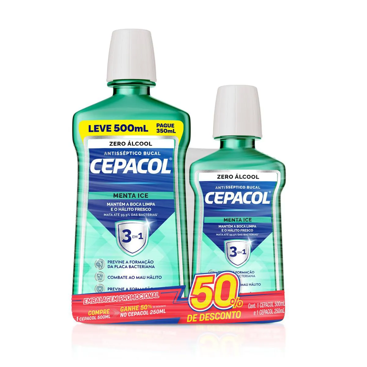 ENXAGUANTE BUCAL CEPACOL 750ML S/ALCOOL MENTA ICE